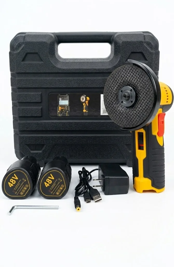 MAQUINA CORTADORA INALÁMBRICA 48V CON DOS BATERÍAS