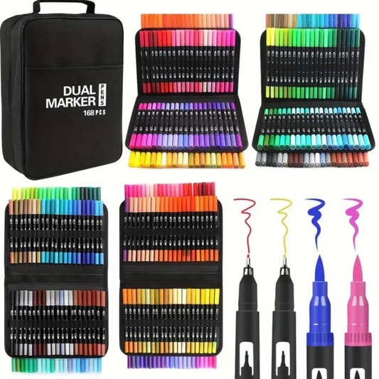 DUAL BRUSH 168 PCS