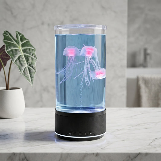 PARLANTE BLUETOOTH LÁMPARA DE MEDUSAS LED RGB