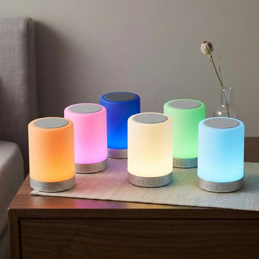 PARLANTE LAMPARA TOUCH PORTÁTIL CON LUZ