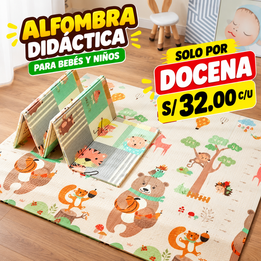 🧸 TAPETE INFANTIL DOBLE DISEÑO