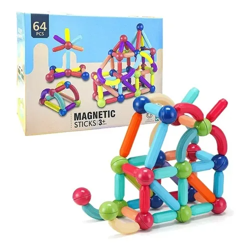 JUEGO MAGNÉTICO 64 PCS