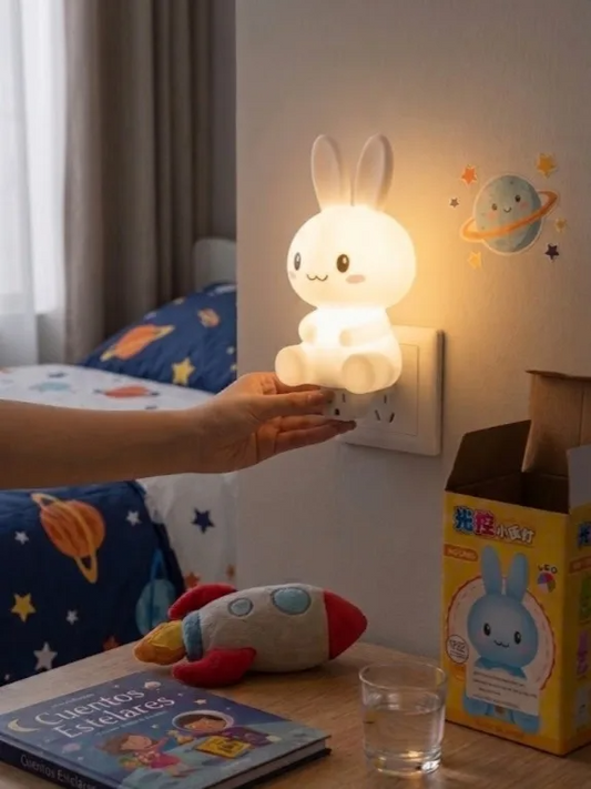 LÁMPARA CON SENSOR DE CONEJITO